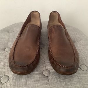 Frye Mens Leather Loafers Size 10